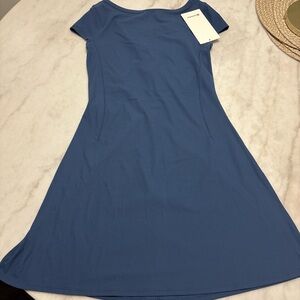 lululemon athletica Blue Asymmetrical Dress